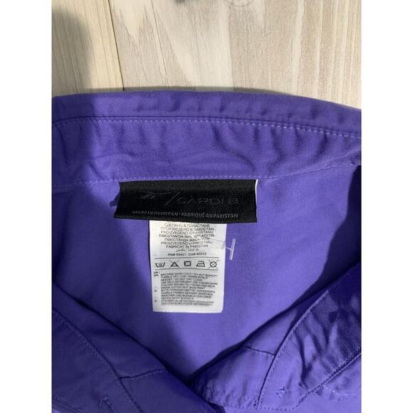 Reebok Cardi B Cut-Off Blouse Size L - Picture 2 of 3